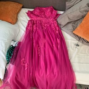 Pink prom dress form JJs House